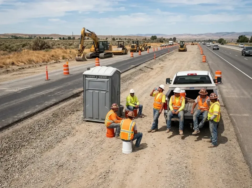 highway-road-construction-crew-007 — frequently asked questions, Porta Potty and Restroom Rentals in Olivehurst, CA